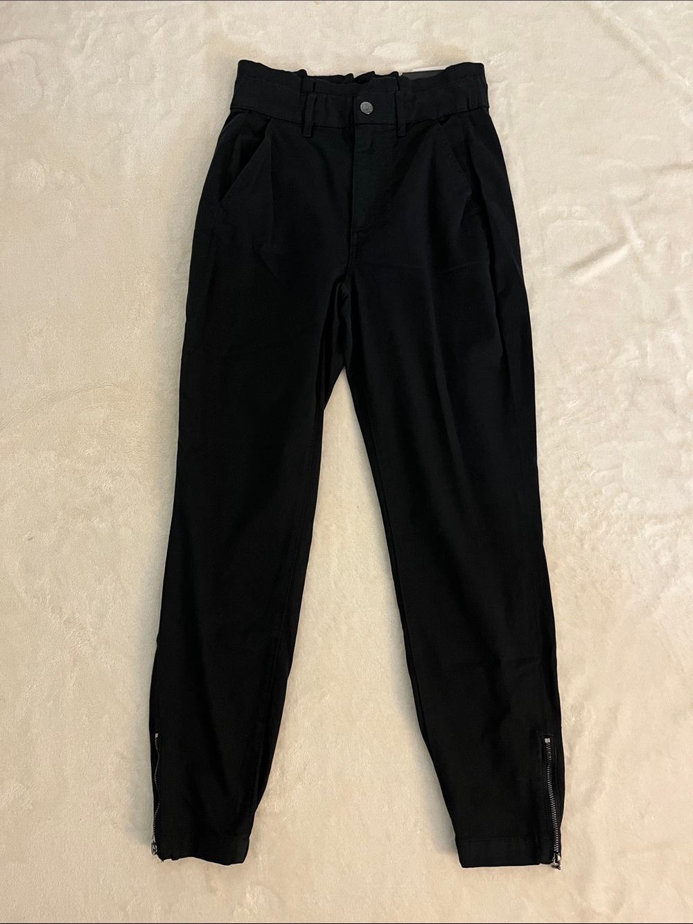 White House Black Market Paperbag Slim Ankle Extra High Rise Pants